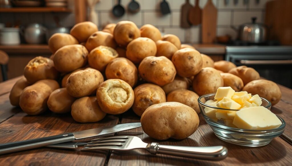 Zubereitung von Pellkartoffeln