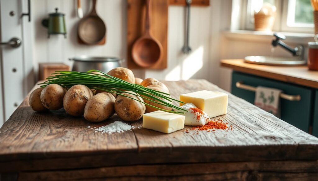 Zutaten für Bratkartoffelbrot