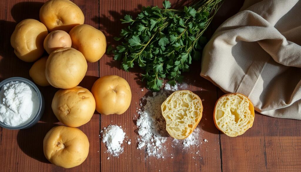 Zutaten für Kartoffelbrot