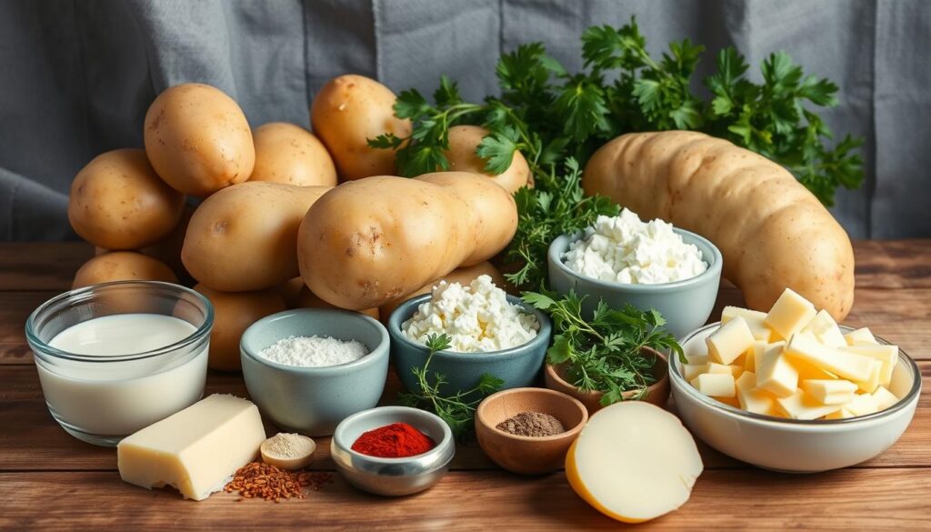 Zutaten für Kartoffelgratin