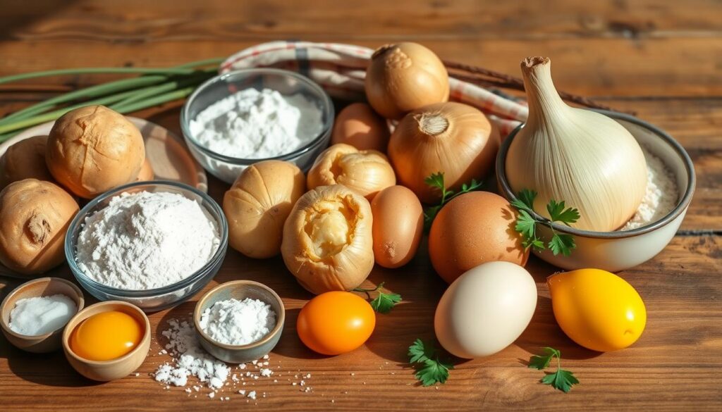 Zutaten für Kartoffelkrapfen