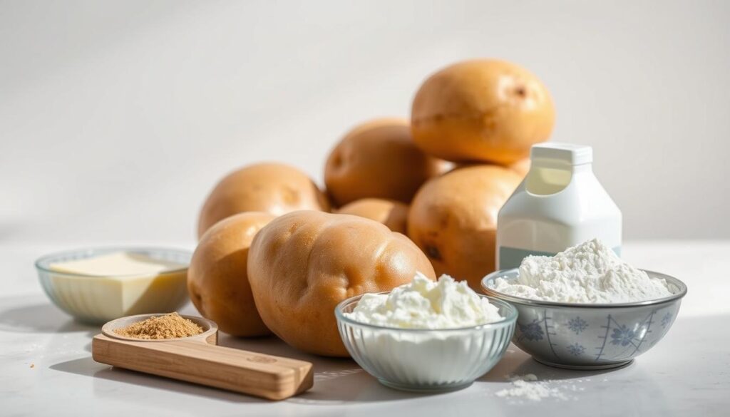 Zutaten für Kartoffelkuchen