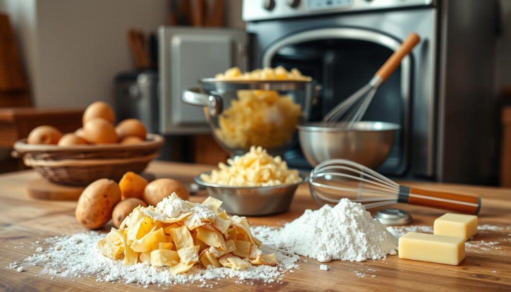 Zutaten für Kartoffelstollen