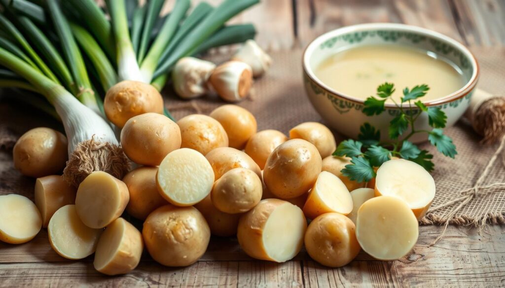 Zutaten für Kartoffelsuppe