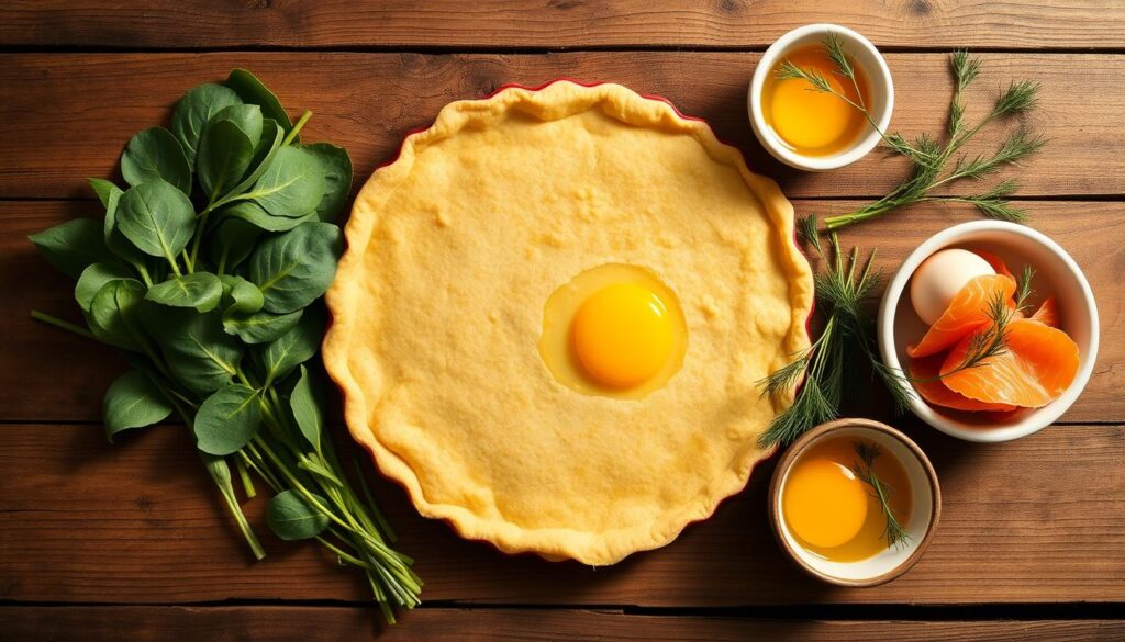 Zutaten für Quiche