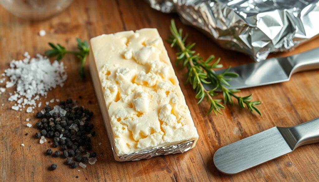Zutaten für Schafskäse in Alufolie