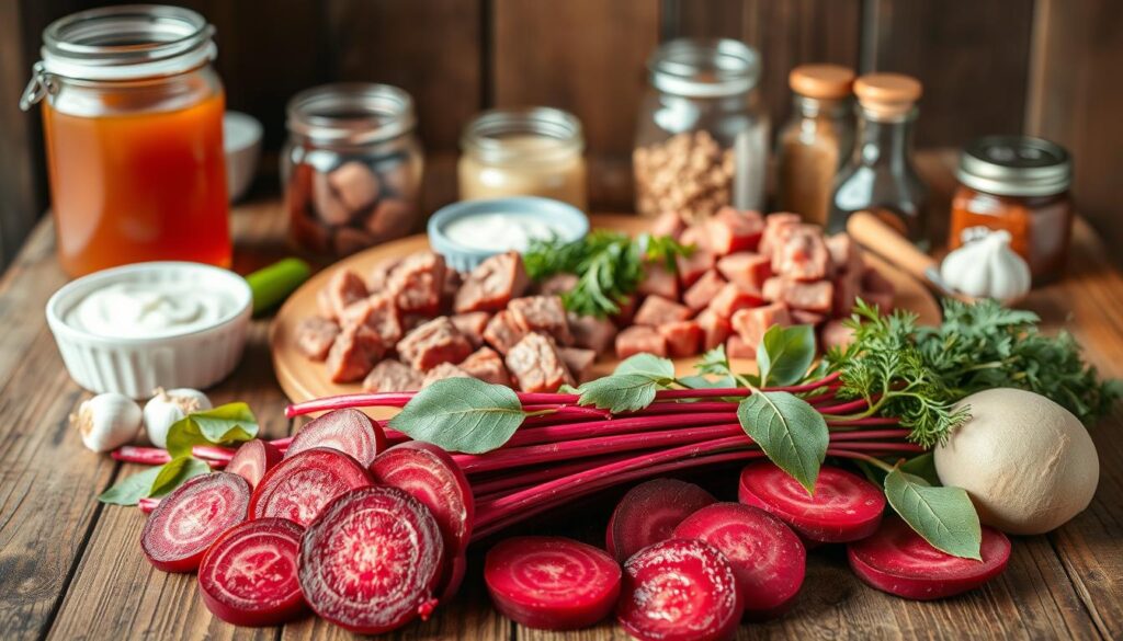 Zutaten für ein Rezept