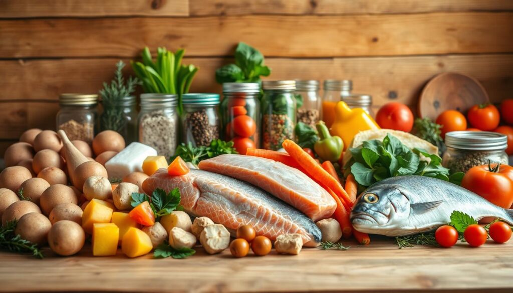 Zutaten für gesunde Rezepte