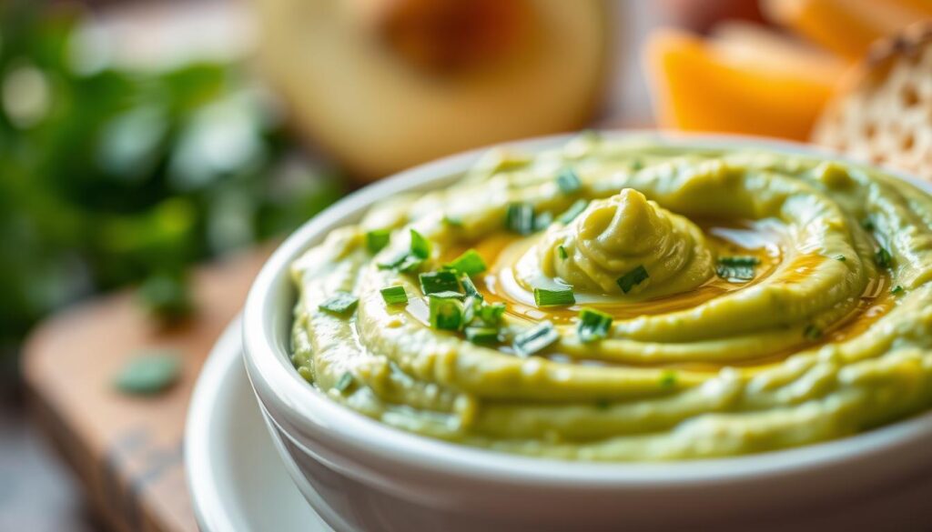 avocado dip zu fleisch