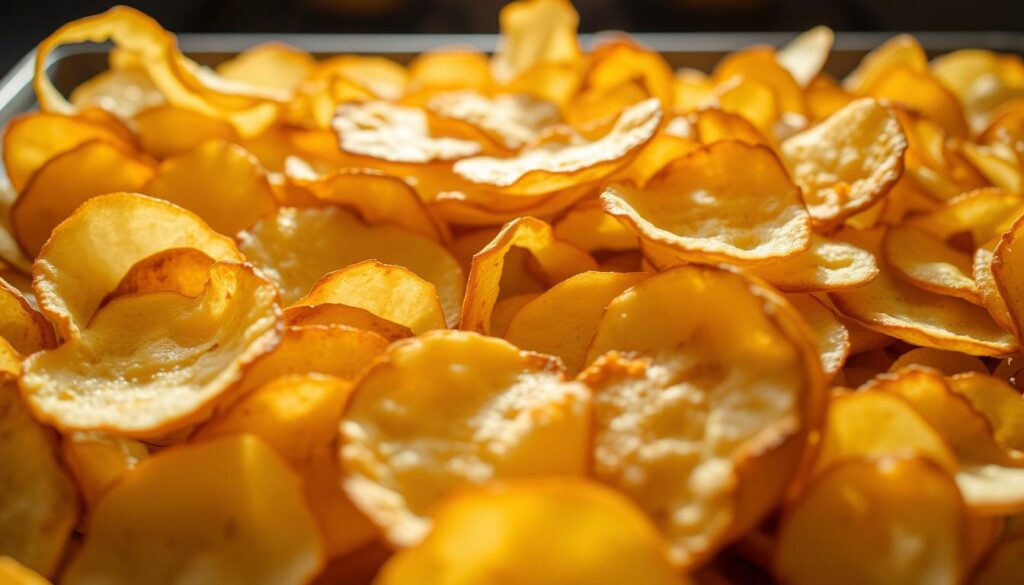 dünne scheiben Kartoffel Chips