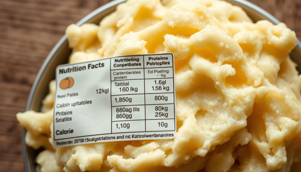 ernährungsinformationen kartoffel püree