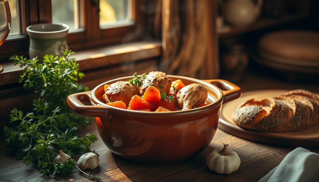 gemüsetopf mit hähnchen