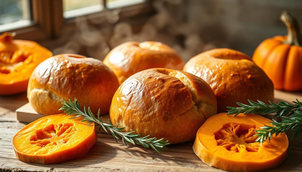 hokkaido kürbis brötchen