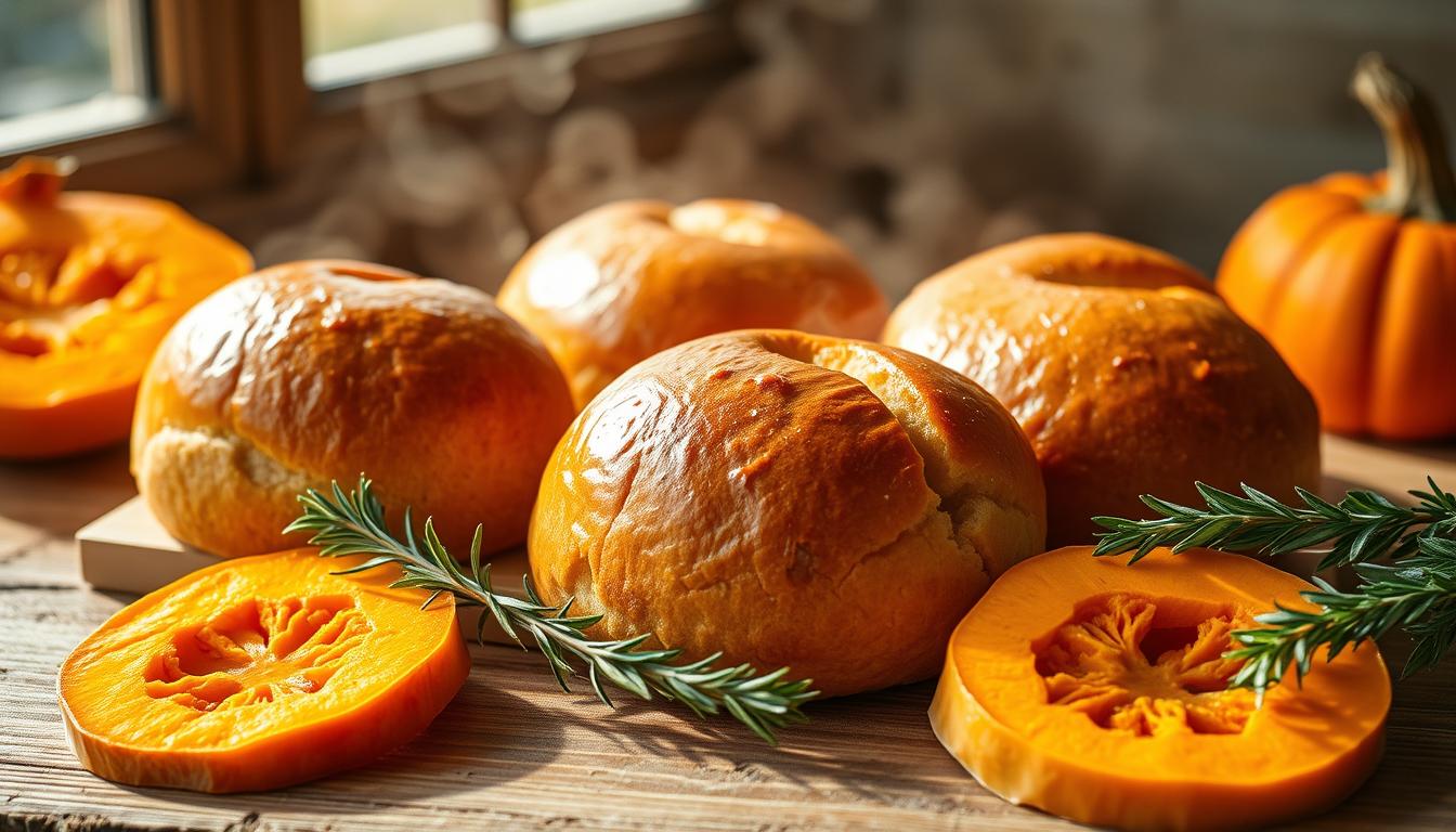 hokkaido kürbis brötchen