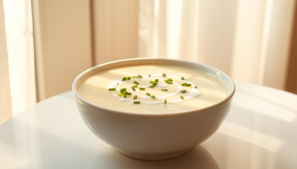 kalte kartoffelsuppe