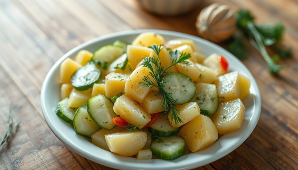 kartoffel gurken salat rezept