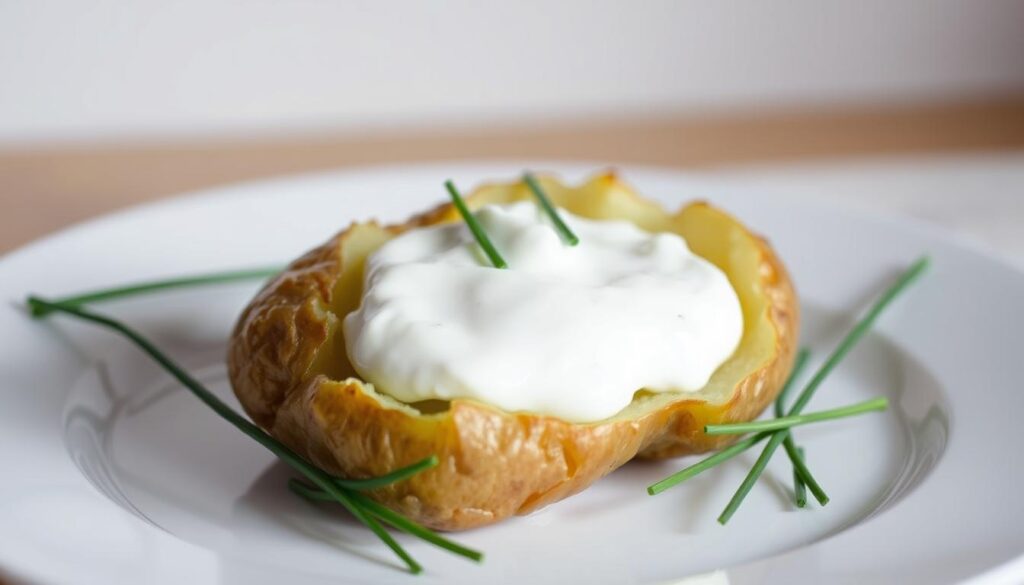 kartoffel mit creme fraiche