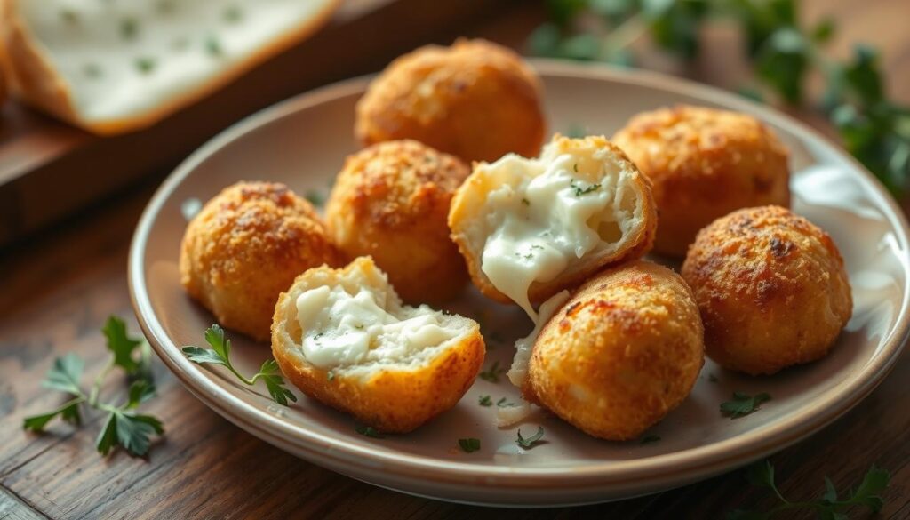 kartoffel mozzarella kroketten