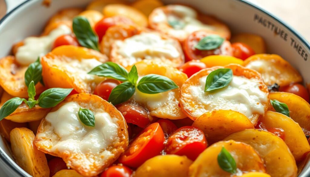 kartoffel-tomaten-mozzarella auflauf