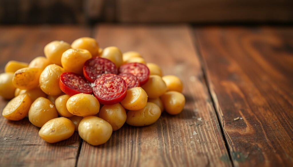 kartoffel und chorizo