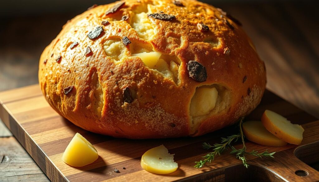 kartoffelbrot mit stücken