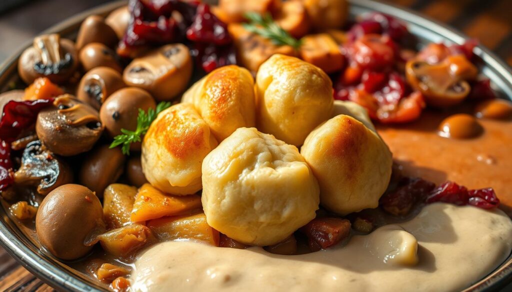 kartoffelknödel mit beilage