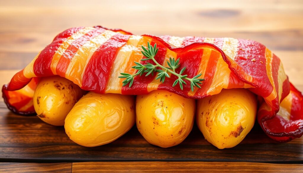 kartoffeln im speckmantel