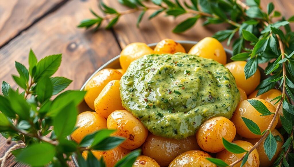kartoffeln mit grüner soße