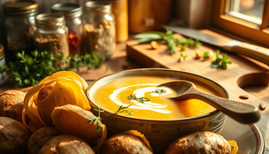 kartoffelschalen suppe