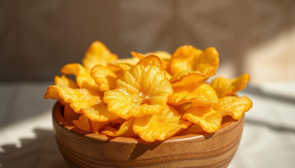 knusprige kartoffelchips