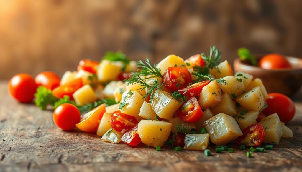 kreativer Kartoffelsalat