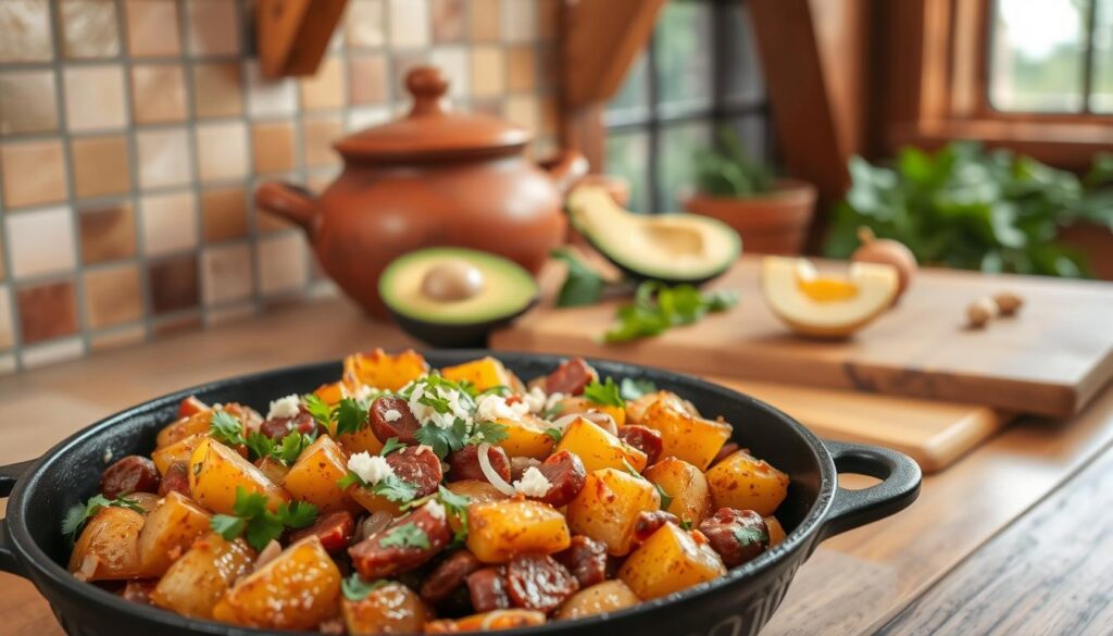 mexikanische kartoffelpfanne