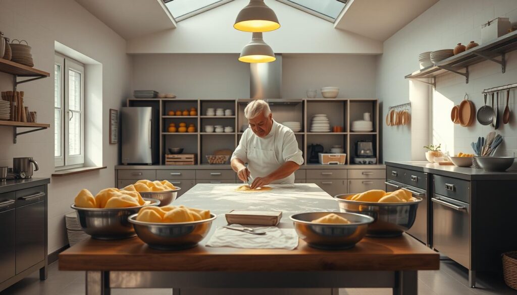 moderne herstellung von honigkuchen