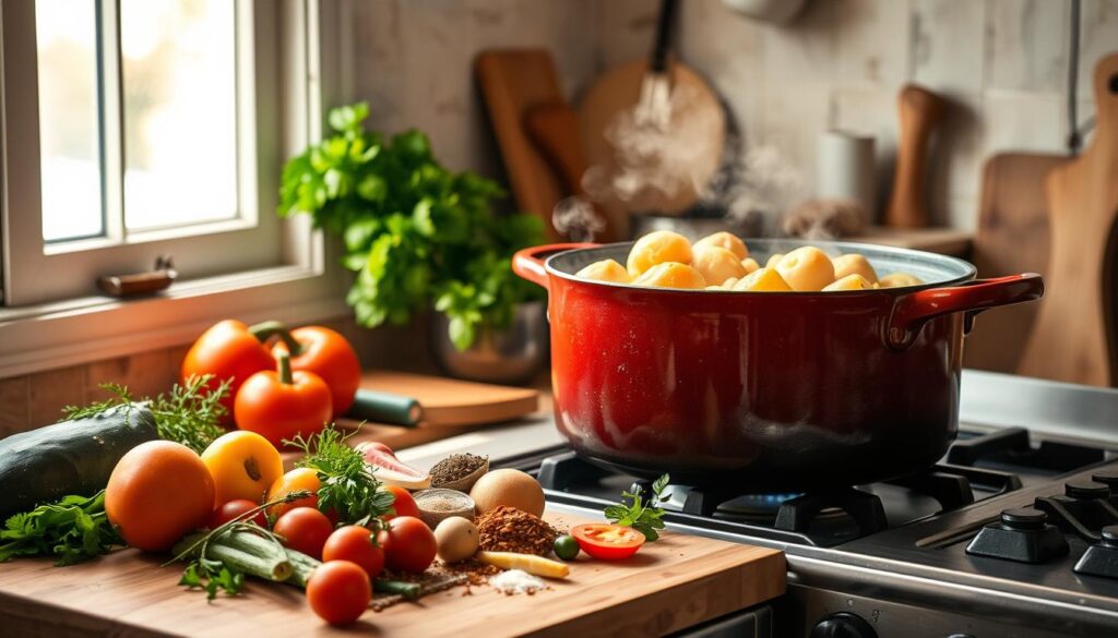 one pot gerichte vegetarisch kartoffeln