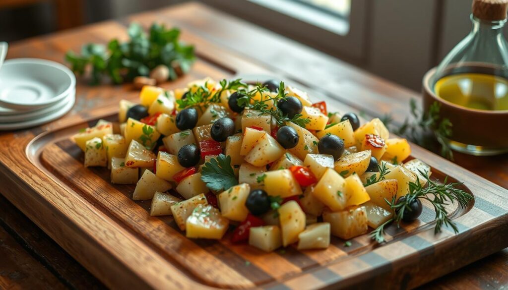 salat servieren