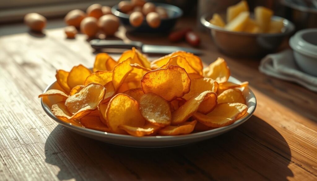 schnelle kartoffelchips
