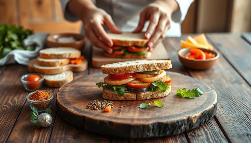 schritt für schritt zubereitung sandwich