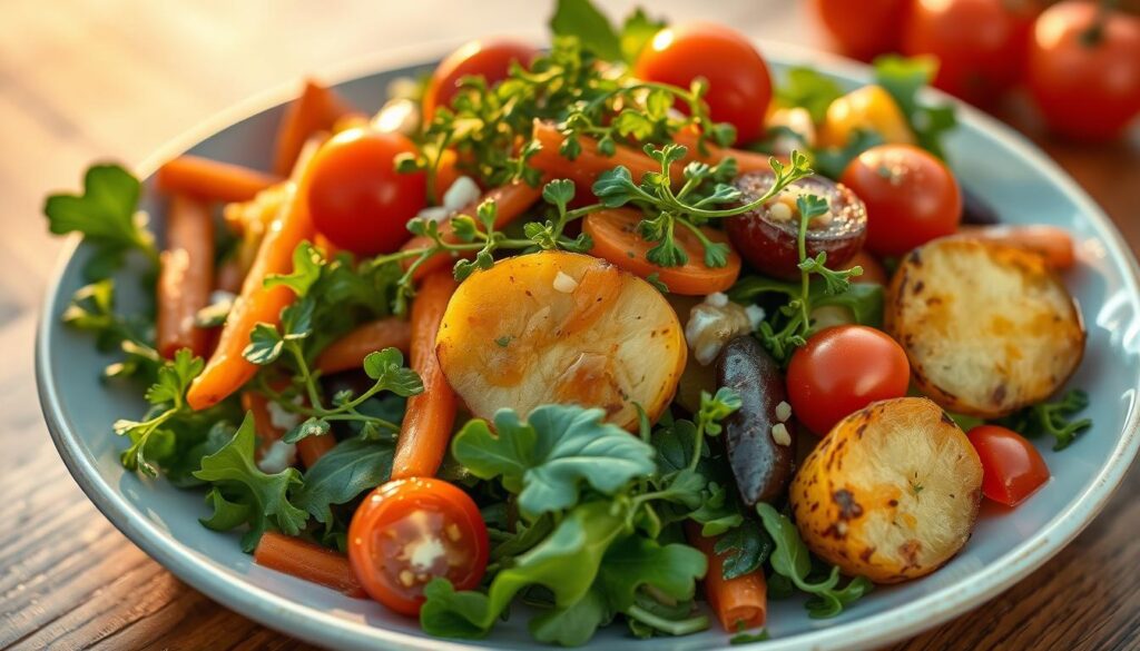 sommerlicher salat mit kartoffeln