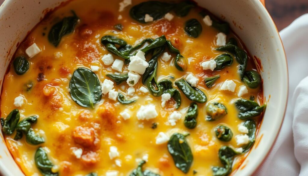 spinat feta auflauf