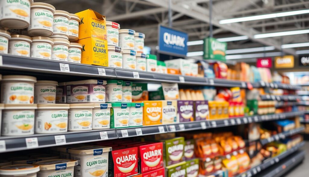 vegane quarkalternativen im supermarkt